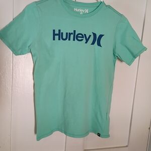 Hurley Kids Aqua Color Short Sleeve Tee